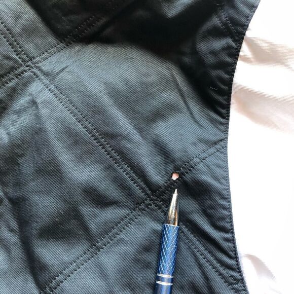 Under Armour Storm Varsity Jacket full zip black and white with red trim Medium - Picture 8 of 11